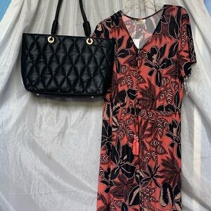 Calin quilted purse combo